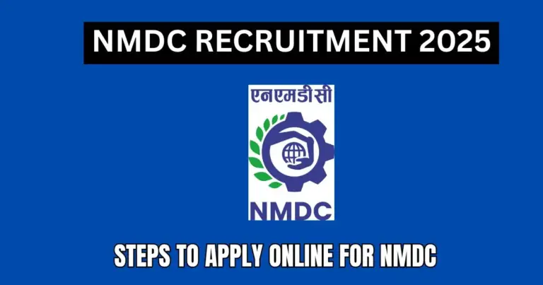 NMDC Recruitment 2025