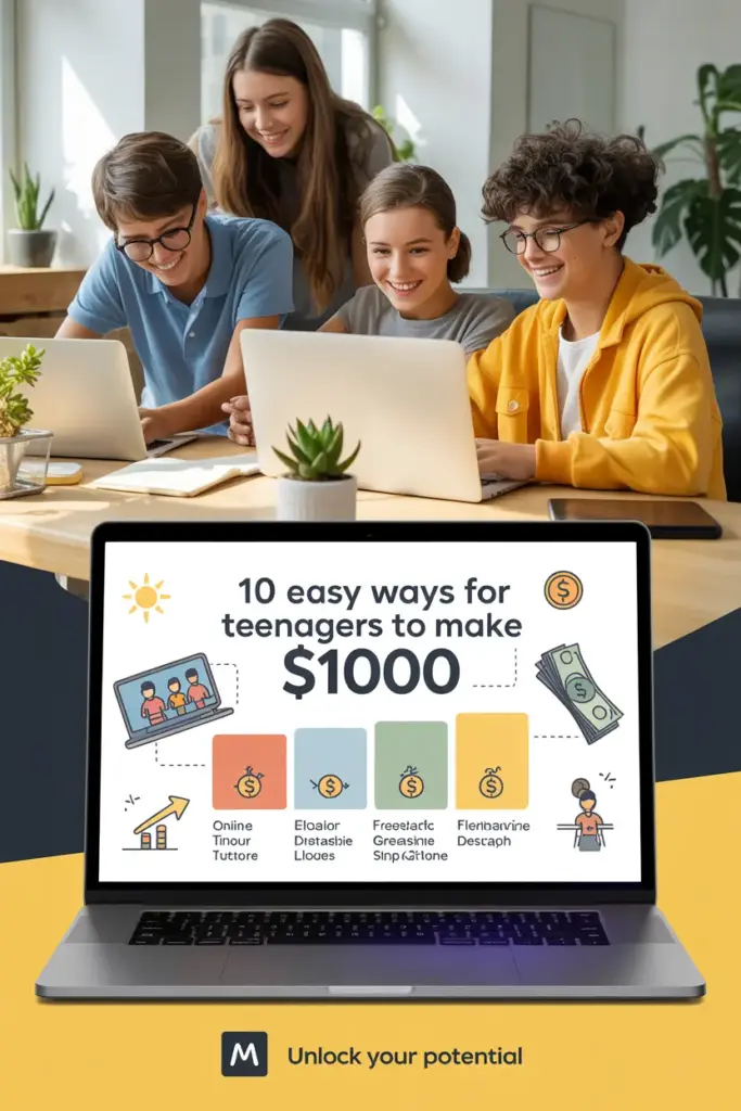 easy way for teenagers to make $1000