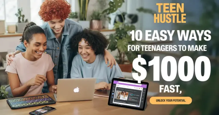 10 Easy Ways for Teenagers to Make $1000
