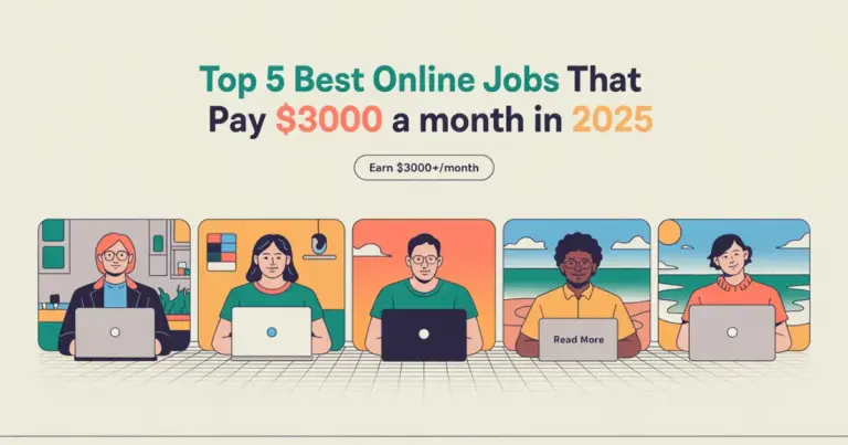 5 Best Online Jobs That Pay $3000 a Month in 2025