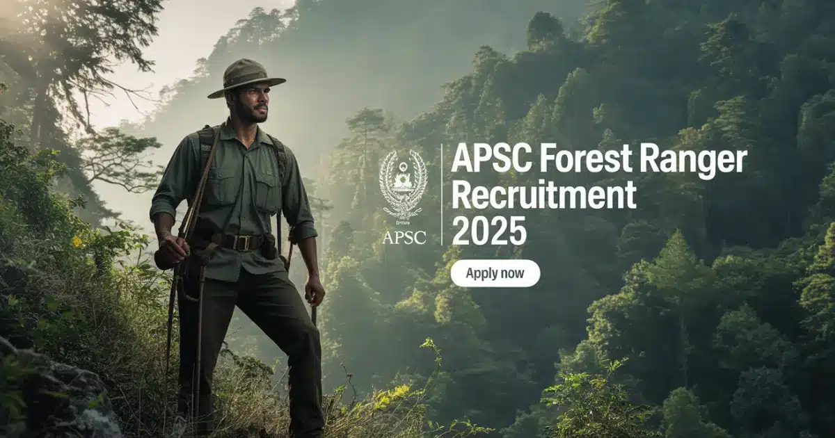APSC Forest Ranger Recruitment 2025