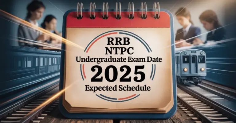 RRB NTPC Undergraduate Exam Date 2025