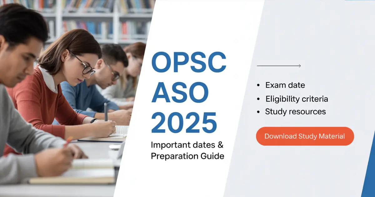 OPSC ASO Exam Date 2025