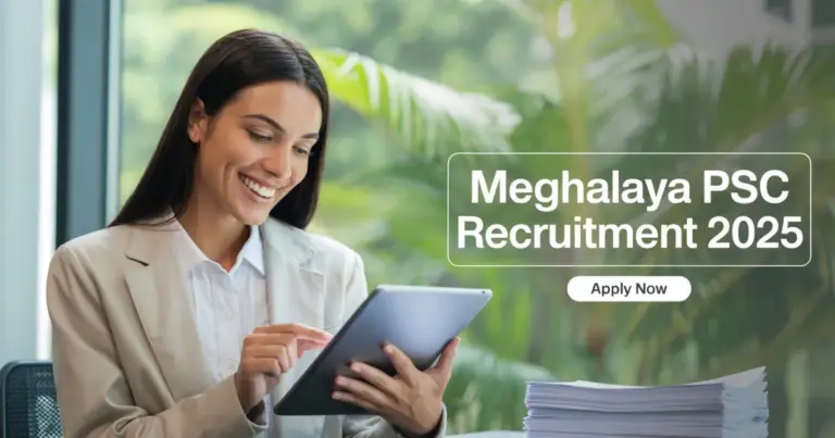 Meghalaya PSC Recruitment 2025