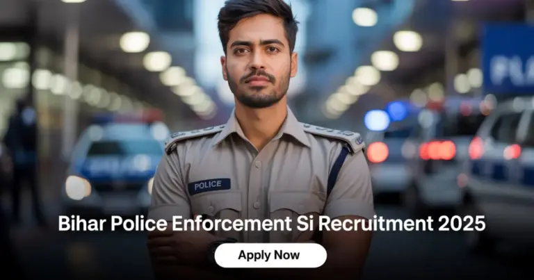 Bihar Police Enforcement SI Recruitment 2025