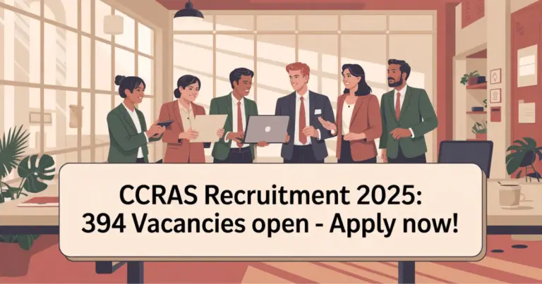 CCRAS Recruitment 2025